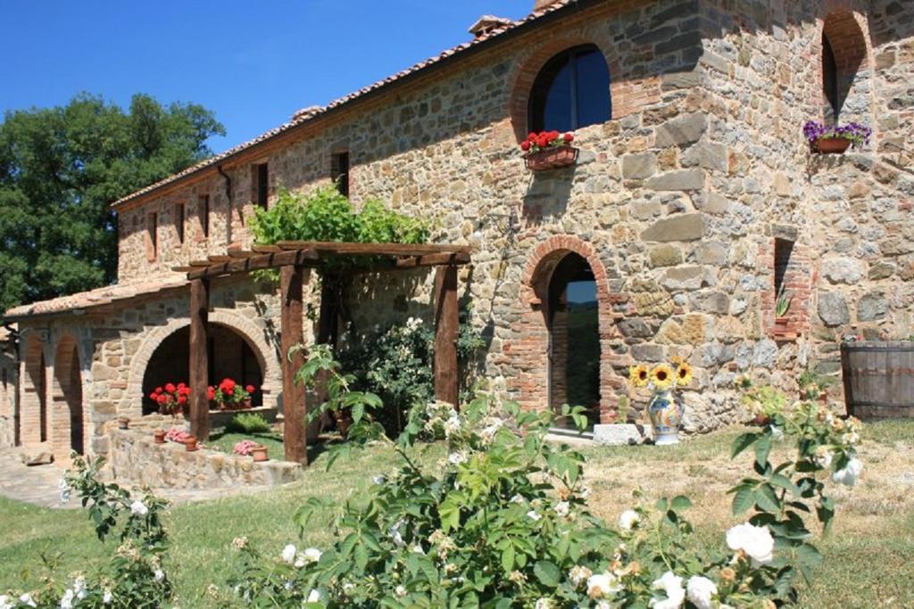 Le Piane Villa Castiglione dʼOrcia Exteriör bild